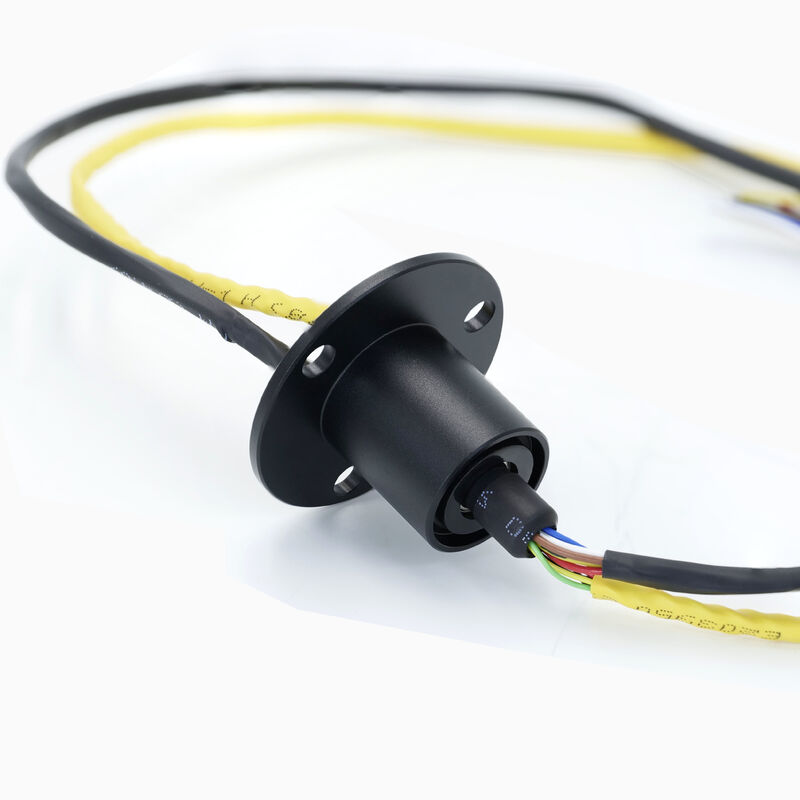 12 Rings Capsule Slip Ring 300rpm With Silver Plated Teflon Wires / High Signal Fidelity