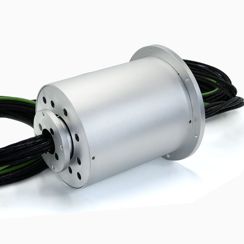 Heavy Duty High Current Slip Ring with 5 x 100A Circuits and 4 x Profinet for Harsh Industrial Environments IP54