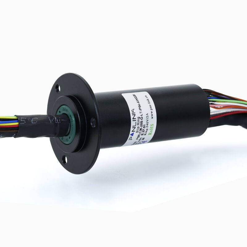 All-Terrain Industrial-Grade High-Reliability Slip Ring with Wide-Temp & Long Life, Integrated Gigabit Ethernet & 28 Power