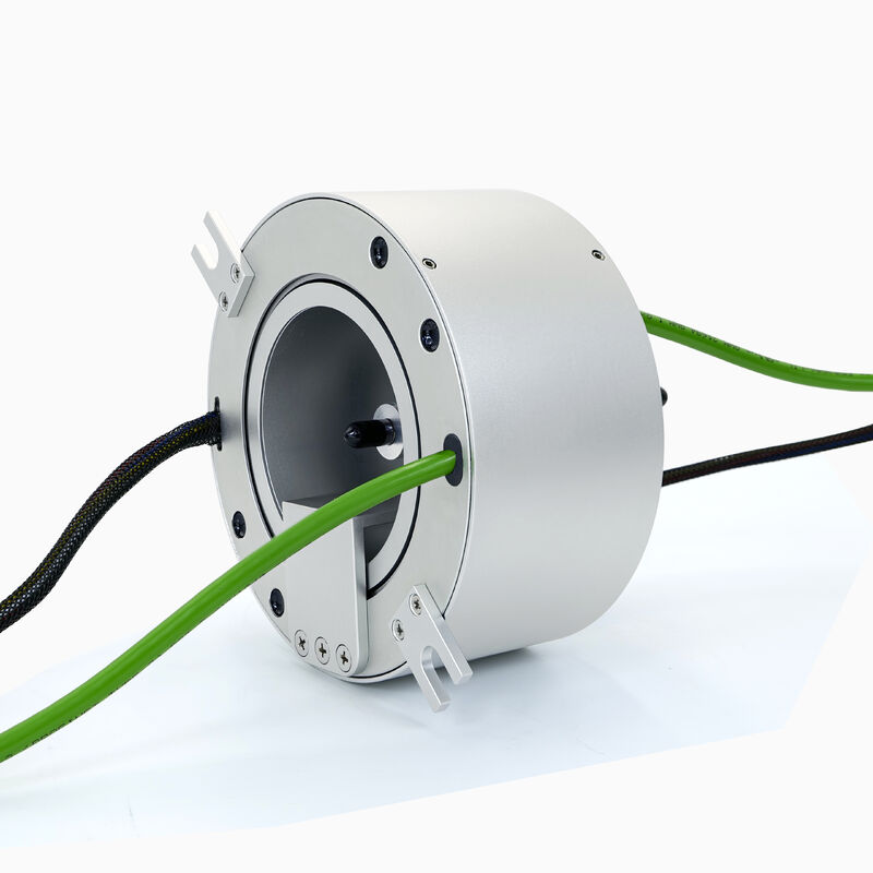Waveguide-Coaxial Rotary Joint with Integrated Ethernet & Power Transmission for 13.75-14.5GHz Frequency Range and 380VAC/VDC Voltage Rating