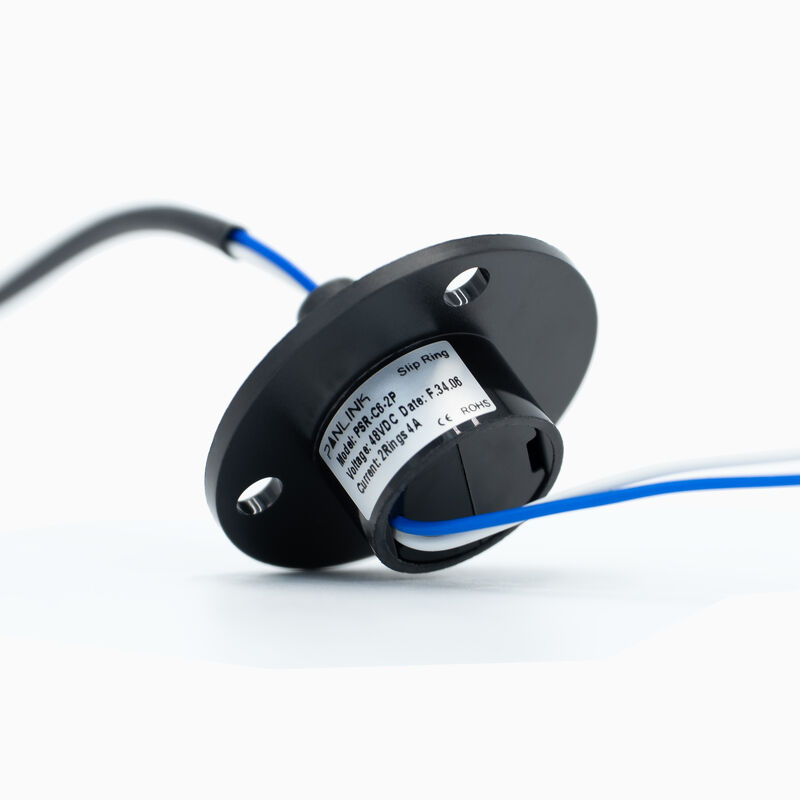 Compact Slip Ring for Combined Signal and Power Transmission with 48VDC and 300rpm