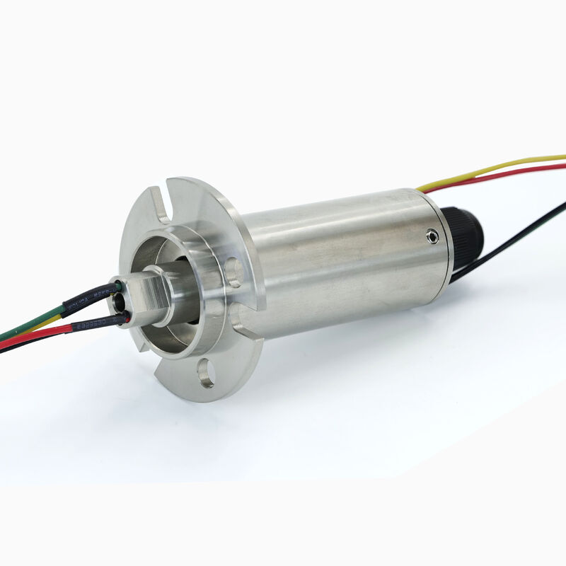 IP65 Stainless Steel 1-channel Fiber Optic Rotary Joint (FORJ) with SM/MM 9/125μm Fiber