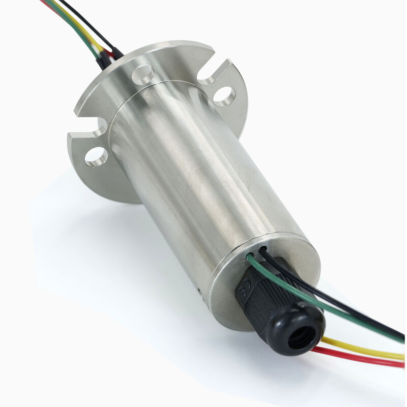 IP65 Stainless Steel 1-channel Fiber Optic Rotary Joint (FORJ) with SM/MM 9/125μm Fiber