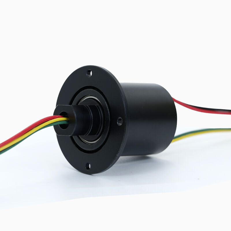 Miniature Through Bore Slip Ring with 4 Channels 220VAC and 300rpm Rotation Speed