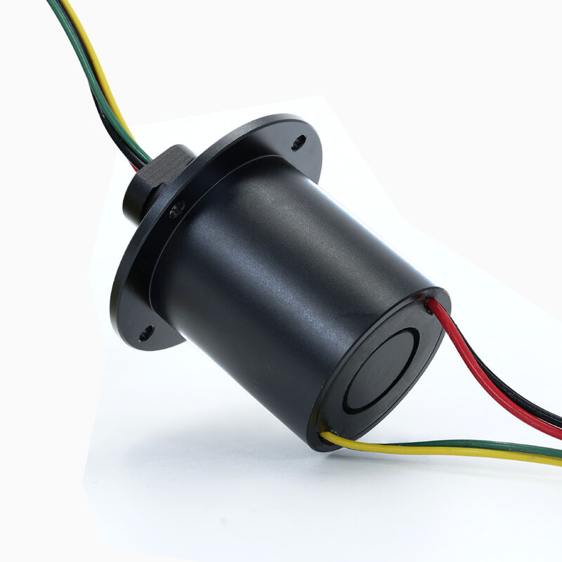 Miniature Through Bore Slip Ring with 4 Channels 220VAC and 300rpm Rotation Speed