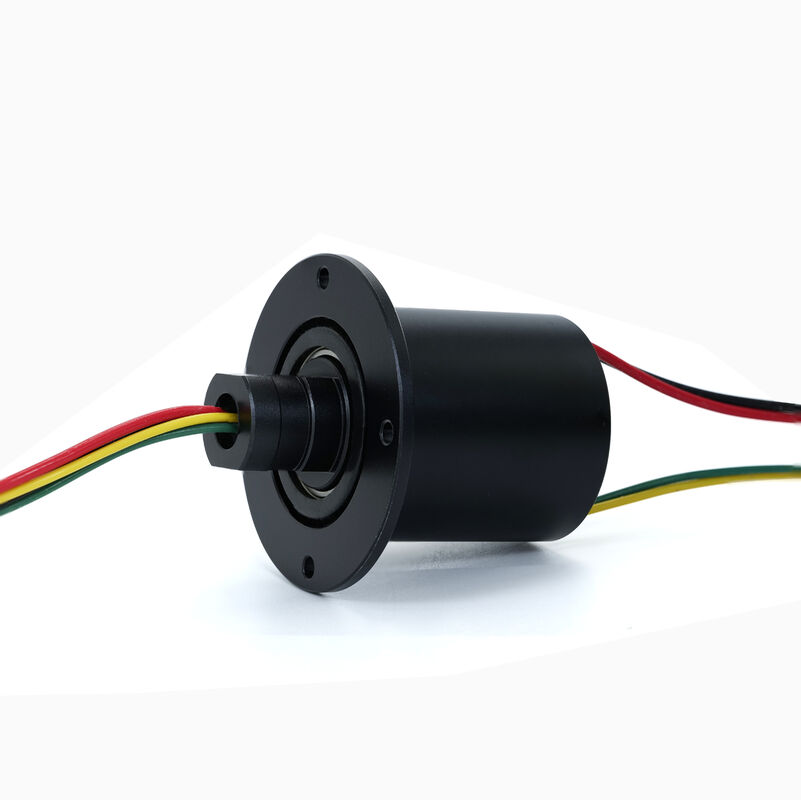 Miniature Through Bore Slip Ring with 4 Channels 220VAC and 300rpm Rotation Speed