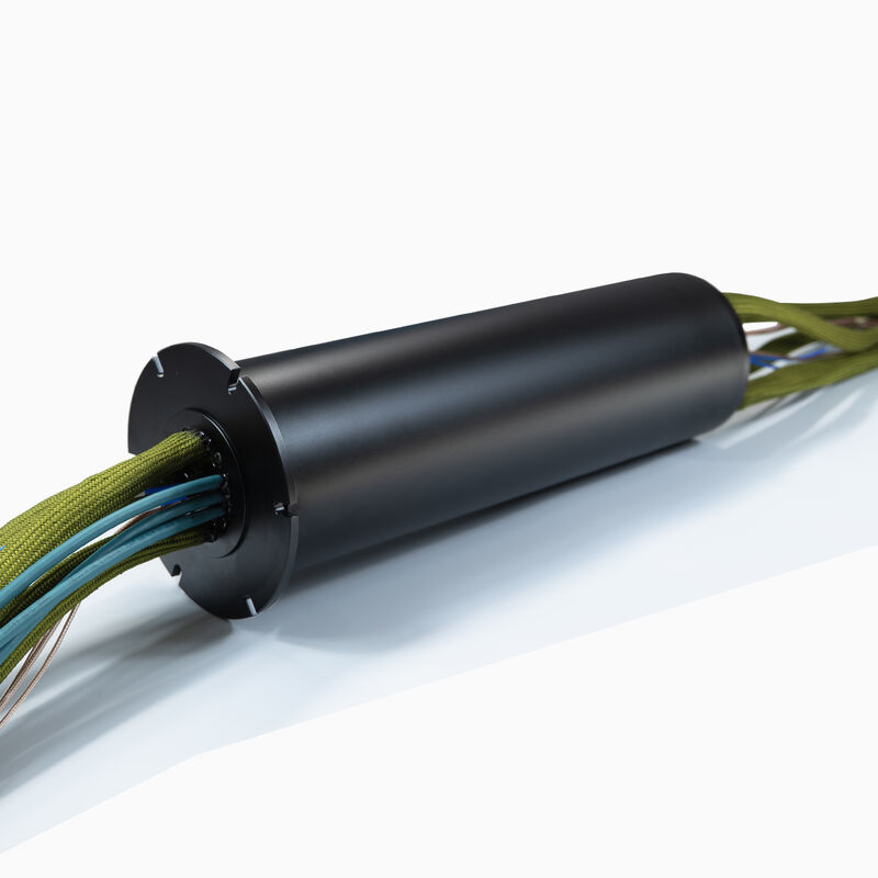 RF Rotary Joint with DC-18GHz Broadband & 45-Channel Control for Submarine Photonic Masts featuring 1G Ethernet Transmission