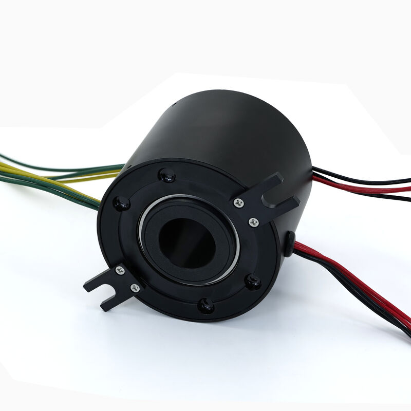 8 Channel Through Bore Slip Ring with 20A Current Rating and 1.18inch ID for Power Transmission