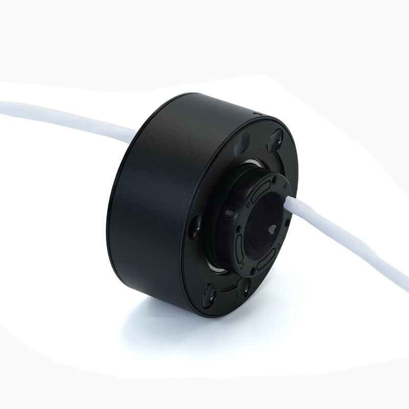 3 Channel 10A Through Bore Slip Ring with IP65 Protection and AFPF Cable
