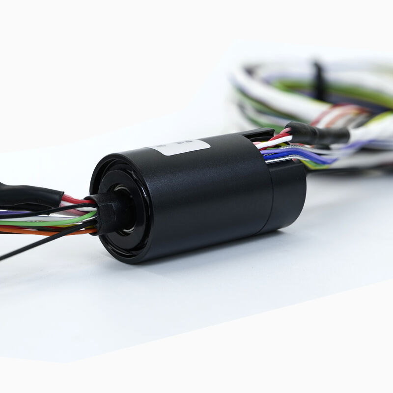 MIL-STD-810G Military MM 50/125μm Fiber Optic Rotary Joint with 10 Power Transfer