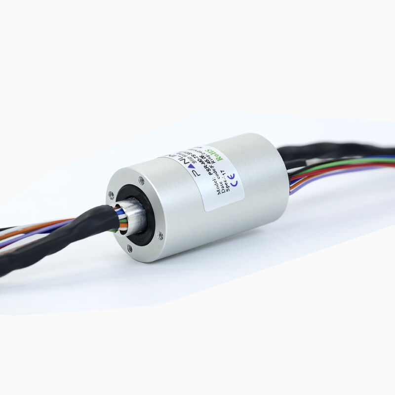HD-SDI Slip Ring with 1.46inch Length and 1 Gigabit Ethernet Transfer Featuring IP67 Protection
