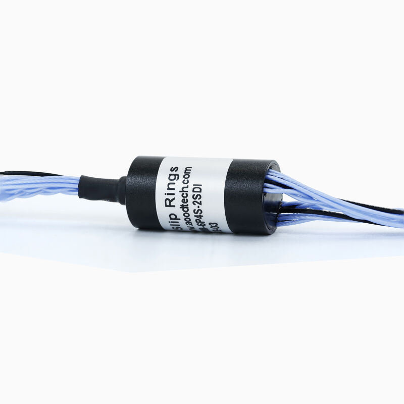 2-Channel HD-SDI Slip Ring with 0.94inch Length and 300rpm Rotating Speed for High-Definition Video Transmission