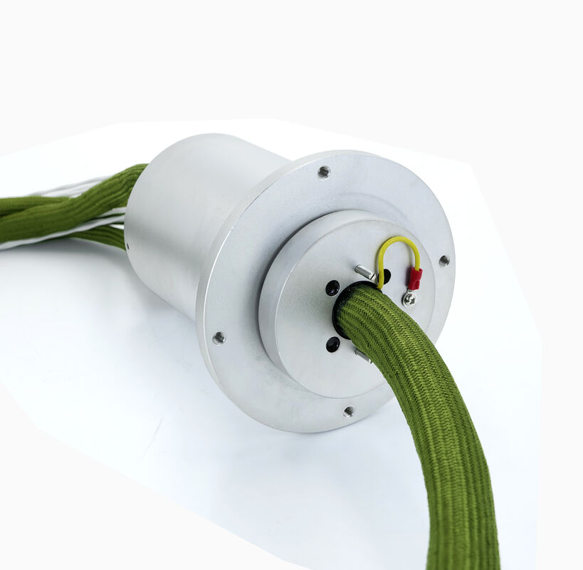 MIL-STD-461F Military Slip Ring with Gigabit Ethernet and 120km/h Wind Survival for EO/IR Gimbals