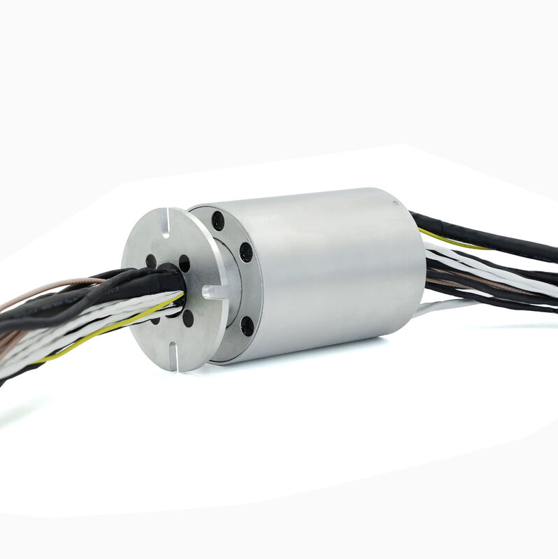 MIL-STD-461G/810G Compliant Military Slip Ring with 47 Signals and 5 Power Circuits at 50rpm