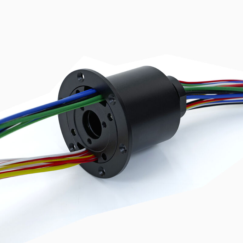20-channel Miniature Through Bore Slip Ring with 0.53inch Bore and IP51 Protection