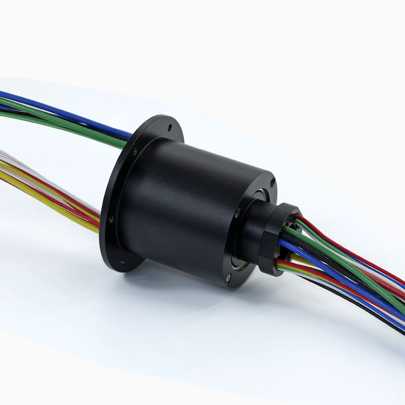 20-channel Miniature Through Bore Slip Ring with 0.53inch Bore and IP51 Protection